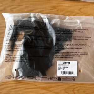 SKIMS Black Lace Scoop Bralette